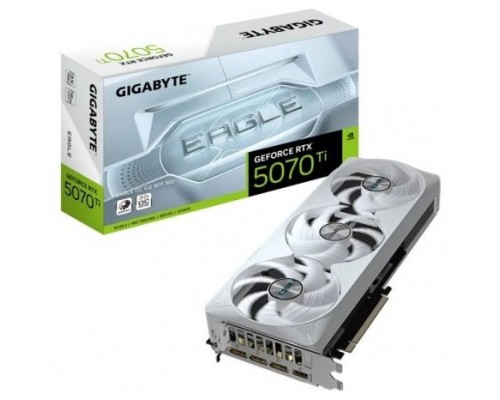 TARJETA GRA?FICA GIGABYTE  RTX 5070TI EAGLE OC ICE SFF 16GB