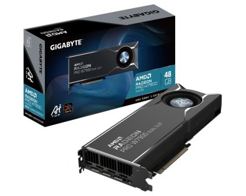 GIGABYTE Radeon PRO W7900 Dual Slot AI TOP 48G - 48GB GDDR6, 384 bits, PCI-E 4.0, 3 x DisplayPort 2.1, W7900 AI TOP 48G