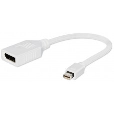 CABLE ADAPTADOR GEMBIRD MINI DISPLAYPORT MACHO A DISPLAYPORT HEMBRA BLANCO