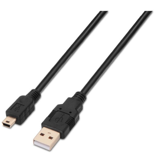 CABLE USB 2.0 TIPO AM-MINI BM NEGRO 0.5M AISENS-CN0 CABLE USB 2.0 TIPO AM-MINI BM NEGRO 0.5M AISENS