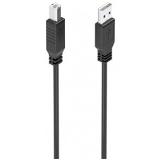 CABLE USB 2.0 AISENS CON AMPLIFICADOR TIPO A/M-B/M, NEGRO, 10M