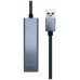 Aisens Conversor USB 3.0 Ethernet + 3 usb3.0 gris