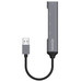 HUB USB 3.0 ALUMINIO TIPO AM-4xTIPO AH GRIS 10CM-CN2 HUB USB 3.0 ALUMINIO TIPO AM-4xTIPO AH GRIS 10CM