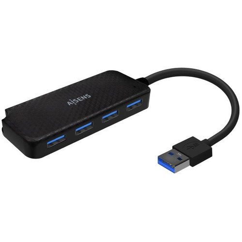 HUB USB 3.0 TIPO AM-4XTIPO AH NEGRO 15CM AISENS-CN1 HUB USB 3.0 TIPO AM-4XTIPO AH NEGRO 15CM AISENS