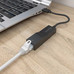 CONVERSOR USB 3.0 A ETHERNET GIGABIT NEGRO 15CM AISENS