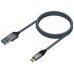 Aisens Cable USB 3.1 Gen2 Alu 3A CM-AM Gris 1.0M