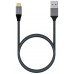 Aisens Cable USB 3.1 Gen2 Alu 3A CM-AM Gris 1.5M