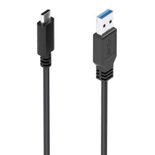CABLE USB 3.1 GEN2 10GBPS 3A TIPO USB-C M-A M NEGRO-CN1 CABLE USB 3.1 GEN2 10GBPS 3A TIPO USB-C M-A M NEGRO