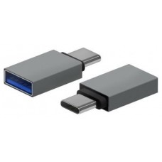 Aisens Mini Adaptador USB 3.2 Gen1 3A CM-AH Gris