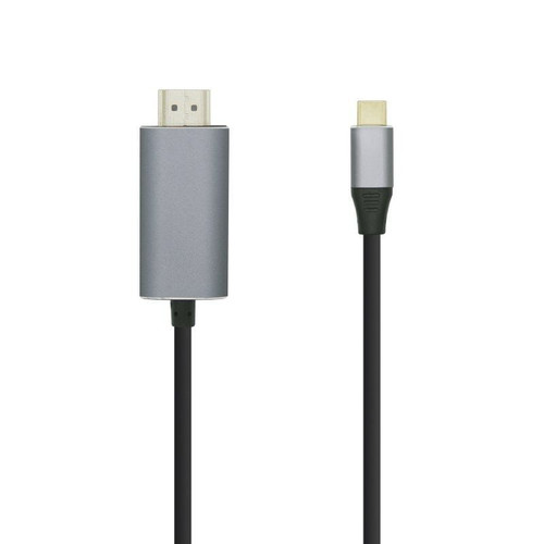 CABLE CONVERSOR USB-C MACHO A HDMI 4K 60HZ MACHO NEGRO-CN4 CABLE CONVERSOR USB-C MACHO A HDMI 4K 60HZ MACHO NEGRO