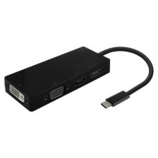 Aisens Conversor USB-C a DP/DVI/HDMI/VGA 15cm