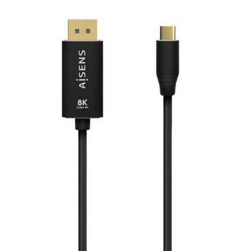 CABLE CONVERSOR AISENS ALUMINIO USB-C A DISPLAYPORT 8K60HZ 0.8M