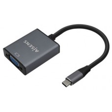 CONVERSOR USB-C A VGA USB-CM-HDB15H ALUMINIO GRIS 15CM