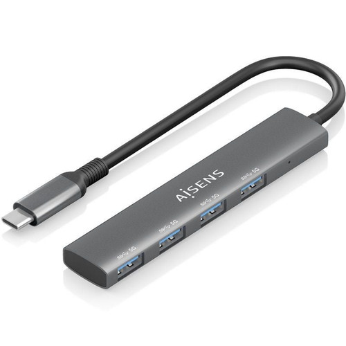 HUB USB 3.1 USB-C USB-C/M-4xTIPO A/H GRIS 15CM AISENS-CN1 HUB USB 3.1 USB-C USB-C/M-4xTIPO A/H GRIS 15CM AISENS