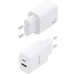 CARGADOR GaN 30W 1xUSB-C PD3.0 QC4.0 1xUSB-A QC3.0
