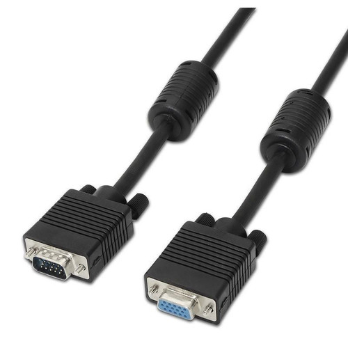 CABLE SVGA FERRITA HDB15M-HDB15H NEGRO 1.8M AISENS-CN1 CABLE SVGA FERRITA HDB15M-HDB15H NEGRO 1.8M AISENS