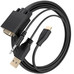 AISENS Cable Conversor SVGA+Audio a HDMI, SVGA/M+Jack 3.5/M+USB-A/M-HDMI A/M, Negro, 1.0m-DI3 AISENS Cable Conversor SVGA+Audio a HDMI, SVGA/M+Jack 3.5/M+USB-A/M-HDMI A/M, Negro, 1.0m