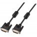 CABLE DVI SINGLE LINK 18+1 CON FERRITA M-M NEGRO 5.0M