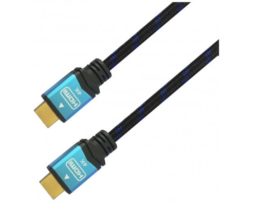 CABLE HDMI AISENS V2.0 PREMIUM 4K60HZ 18GBPS A/M-A/M 1.0M NEGRO AZUL