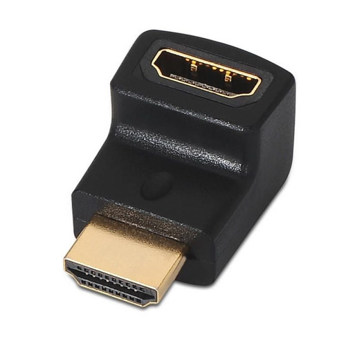 ADAPTADOR HDMI ACODADO AH-AM NEGRO AISENS A121-0124