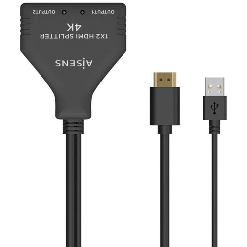 HDMI DUPLICADOR 4K30HZ 1x2 CON ALIMENTACION USB CABLE-CN3 HDMI DUPLICADOR 4K30HZ 1x2 CON ALIMENTACION USB CABLE