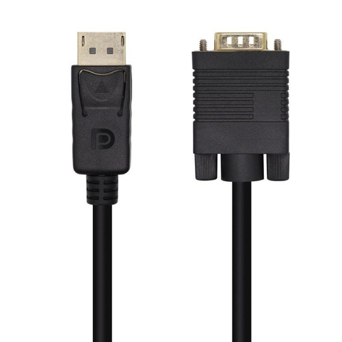 CABLE CONVERSOR DISPLAYPORT A VGA DPM-VGAM NEGRO 3.0M
