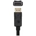 AISENS - CONVERSOR DISPLAYPORT V1.2 A VGA/DVI/HDMI, DP 1.2/M-VGA/H-DVI/H-HDMI/H 4K, NEGRO, 15CM