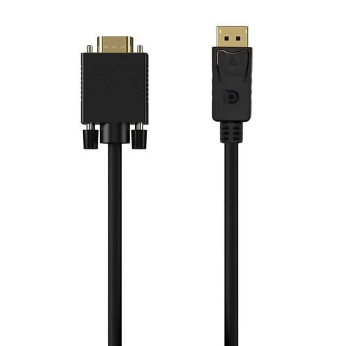 CABLE CONVERSOR DISPLAYPORT A VGA DPM-VGAM NEGRO 1.0M-CN2 CABLE CONVERSOR DISPLAYPORT A VGA DPM-VGAM NEGRO 1.0M
