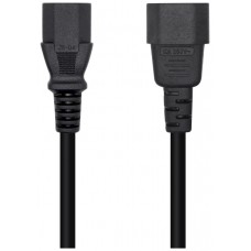 CABLE AISENS ALIMENTACIÃ?N CPU C13/H-C14/M NEGRO 10M