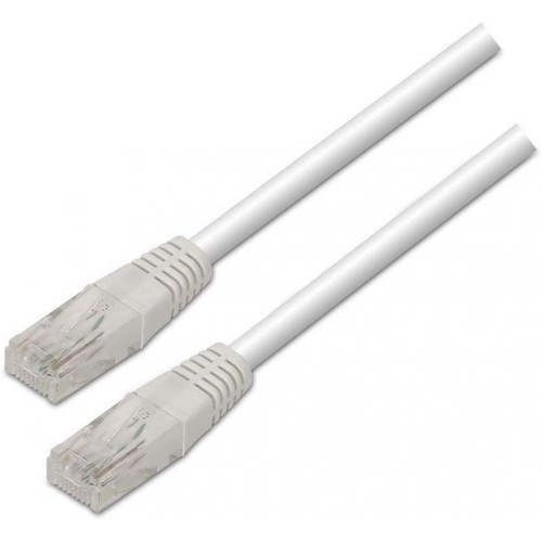 CABLE RED LATIGUILLO RJ45 CAT.5E UTP AWG24 BLANCO 1.0M