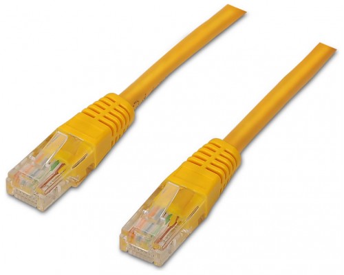 CABLE DE RED AISENS LATIGUILLO RJ45 CAT.6 UTP AWG24 AMARILLO 1.0M