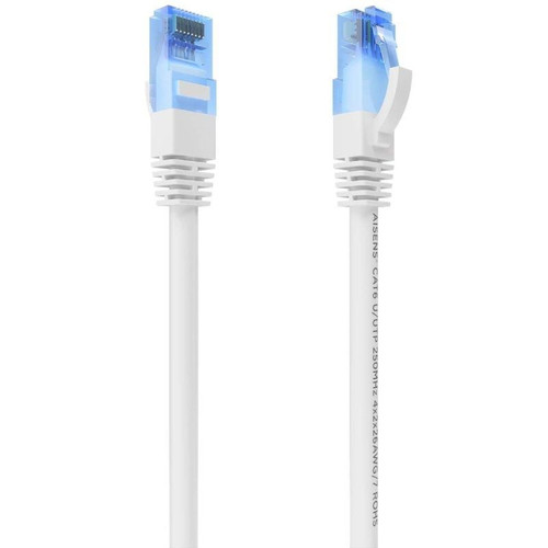 CABLE RED LATIGUILLO RJ45 CAT.6 UTP AWG26 CCA BLANCO