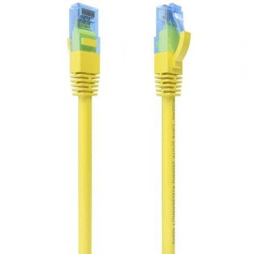 AISENS - CABLE DE RED LATIGUILLO RJ45 CAT.6 UTP AWG26 CCA, AMARILLO, 1.5M