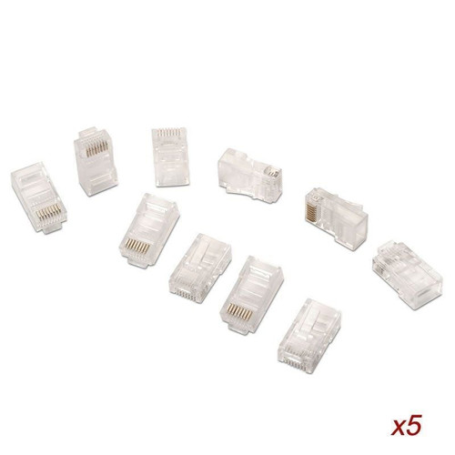 CONECTOR RJ45 8 HILOS CAT.5E AWG24 (50 UDS) AISENS