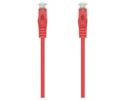 CABLE RED AISENS LATIGUILLO RJ45 LSZH CAT.6A UTP AWG24 3.0M ROJO