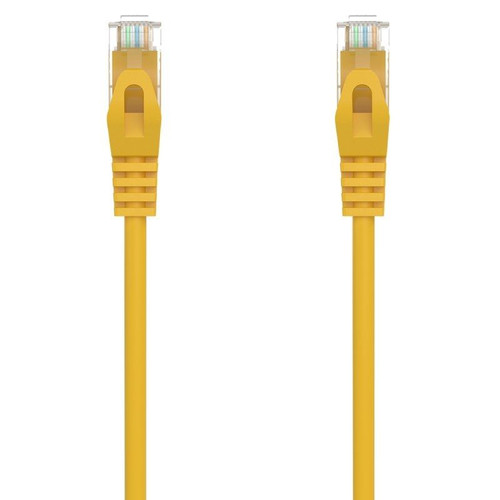 CABLE RED AISENS LATIGUILLO RJ45 LSZH CAT.6A UTP AWG24 0.5M AMARILLO