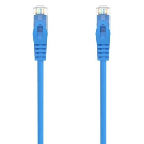AISENS - CABLE DE RED LATIGUILLO RJ45 LSZH CAT.6A 500 MHZ UTP AWG24, AZUL, 1.0M