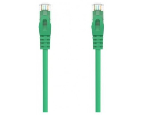 CABLE RED AISENS LATIGUILLO RJ45 LSZH CAT.6A UTP AWG24 25CM VERDE