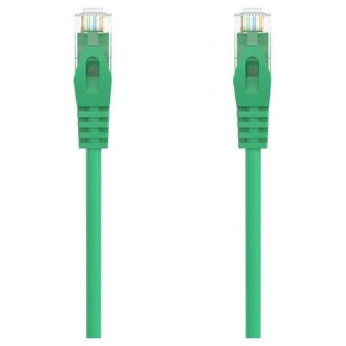 AISENS - CABLE DE RED LATIGUILLO RJ45 LSZH CAT.6A 500 MHZ UTP AWG24, VERDE, 25CM