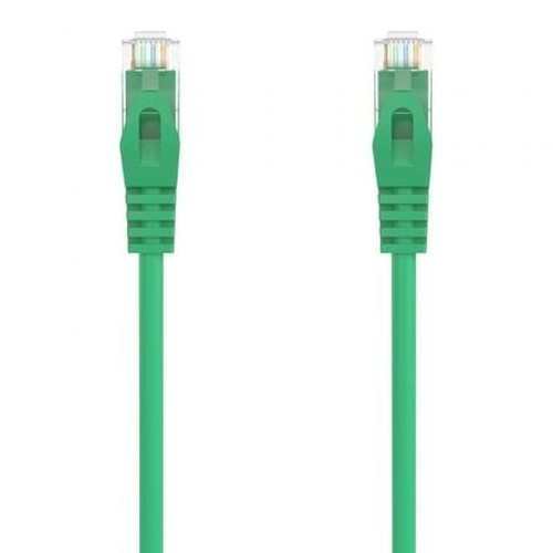 AISENS - CABLE DE RED LATIGUILLO RJ45 LSZH CAT.6A 500 MHZ UTP AWG24, VERDE, 1.0M