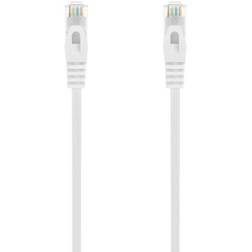 AISENS - CABLE DE RED LATIGUILLO RJ45 LSZH CAT.6A 500 MHZ UTP AWG24, BLANCO, 30CM