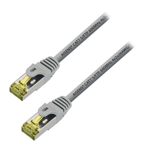 CABLE RED LATIGUILLO RJ45 LSZH CAT.7 SFTP AWG26 GRIS