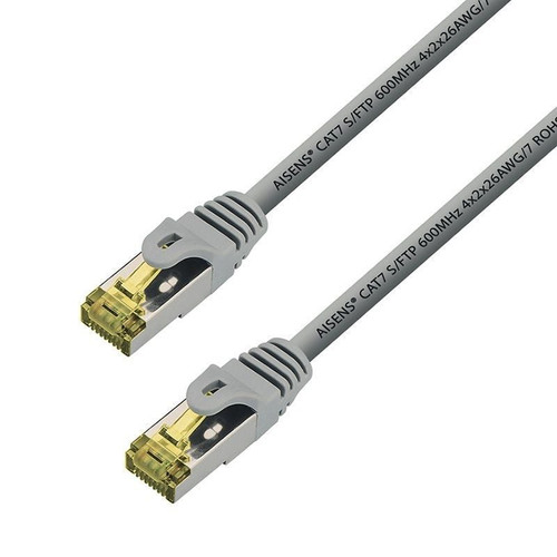 CABLE RED LATIGUILLO RJ45 LSZH CAT.7 SFTP AWG26 GRIS-CN0 CABLE RED LATIGUILLO RJ45 LSZH CAT.7 SFTP AWG26 GRIS