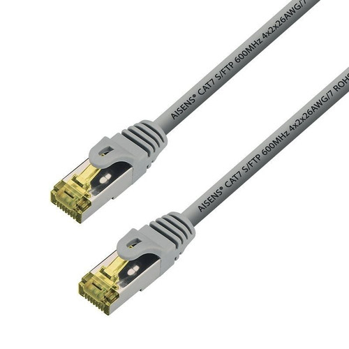 CABLE RED LATIGUILLO RJ45 LSZH CAT.7 SFTP AWG26 GRIS