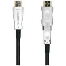 AISENS - CABLE HDMI V2.0 AOC DESMONTABLE PREMIUM ALTA VELOCIDAD / HEC 4K@60HZ 4:4:4 18GBPS, A/M-D/A/