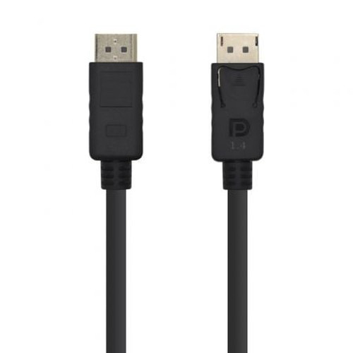 AISENS CABLE DISPLAYPORT V1.4 8K@60HZ, DP/M-DP/M, NEGRO, 0.8M