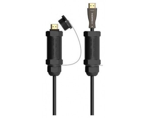 CABLE HDMI AISENS V2.1 OPTICO ACTIVO AOC ARMADURA 8K60HZ M/M 20M NEGRO