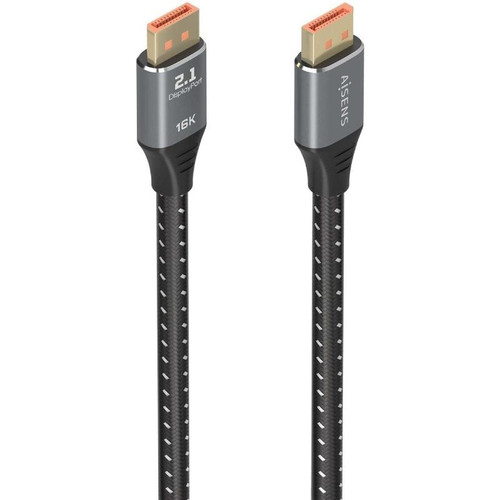 CABLE DISPLAYPORT V2.1 16K60HZ 80GBPS DPM-DPM NEGRO-CN3 CABLE DISPLAYPORT V2.1 16K60HZ 80GBPS DPM-DPM NEGRO