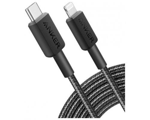 CABLE ANKER 322 USB-C TO LIGHTNING CABLE NYLON 3M BLACK