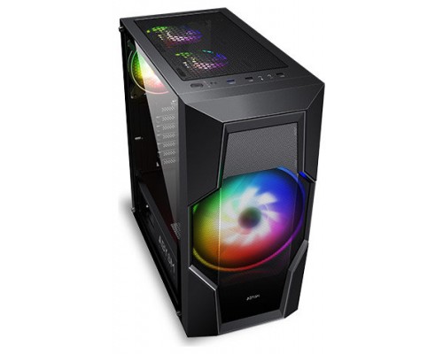 CAJA ATX ABYSM GAMING DANUBE HYRON CRISTAL TEMPLADO